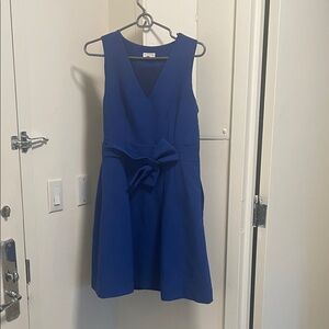Elegant Blue Mini Dress
